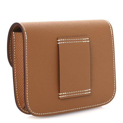Hermes Epsom Constance Slim Wallet Gold 4 of 10