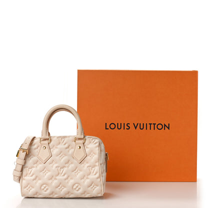 Louis Vuitton Empreinte Monogram Summer Stardust Speedy Bandouliere 20 Beige Clair 9 of 9