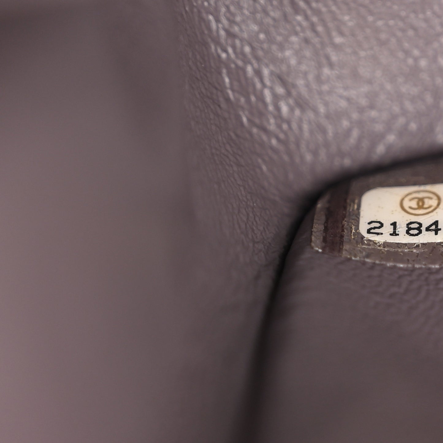 Iridescent Goatskin Quilted Medium Double Flap Purple