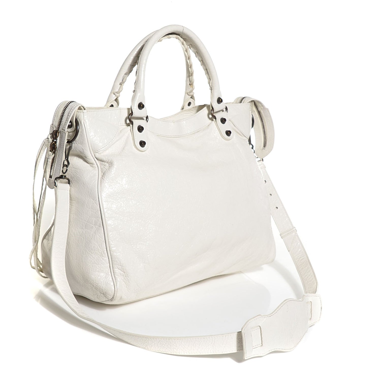 Agneau Classic Hardware Velo Creme Ivory