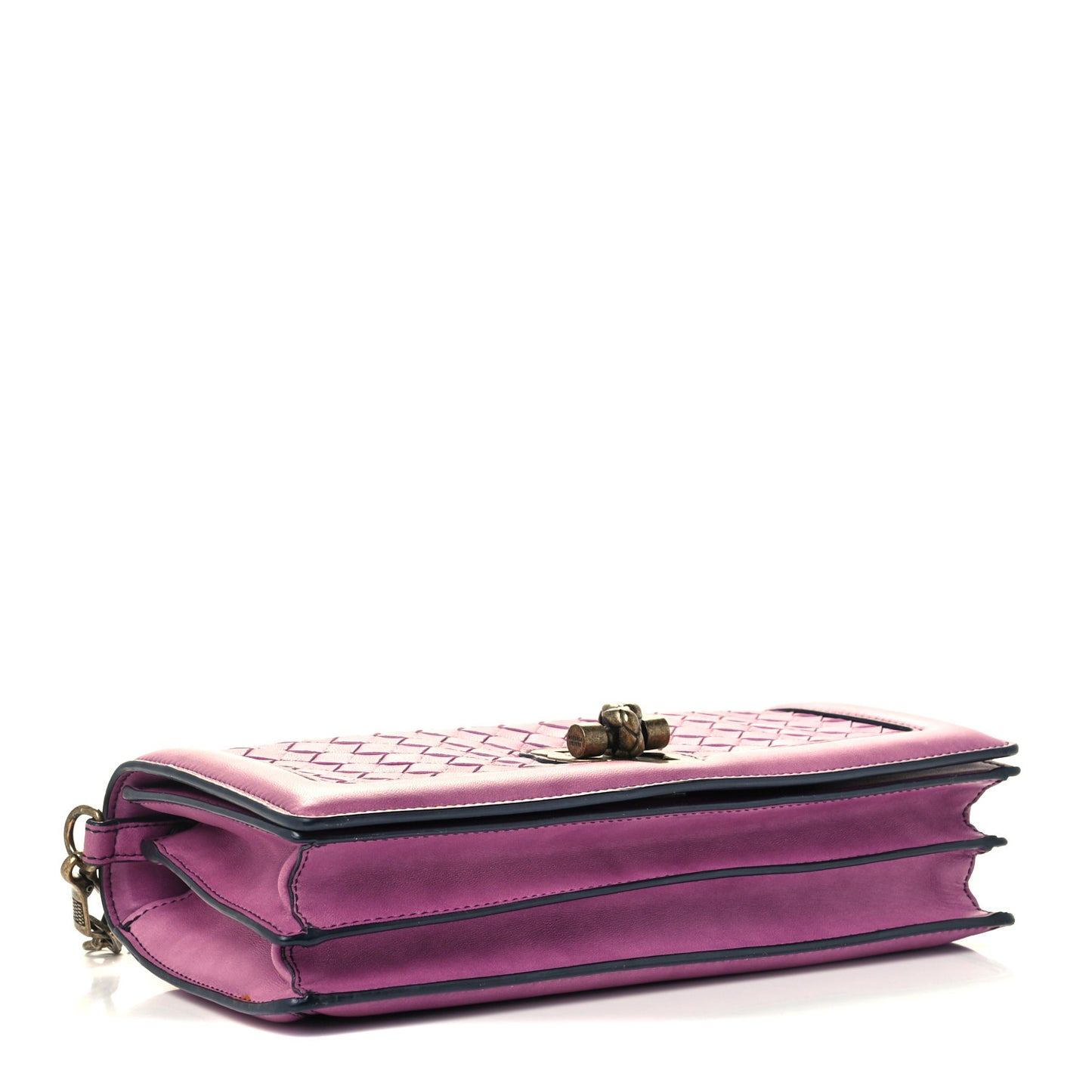 Nappa Intrecciato Olimpia Knot Clutch Corot