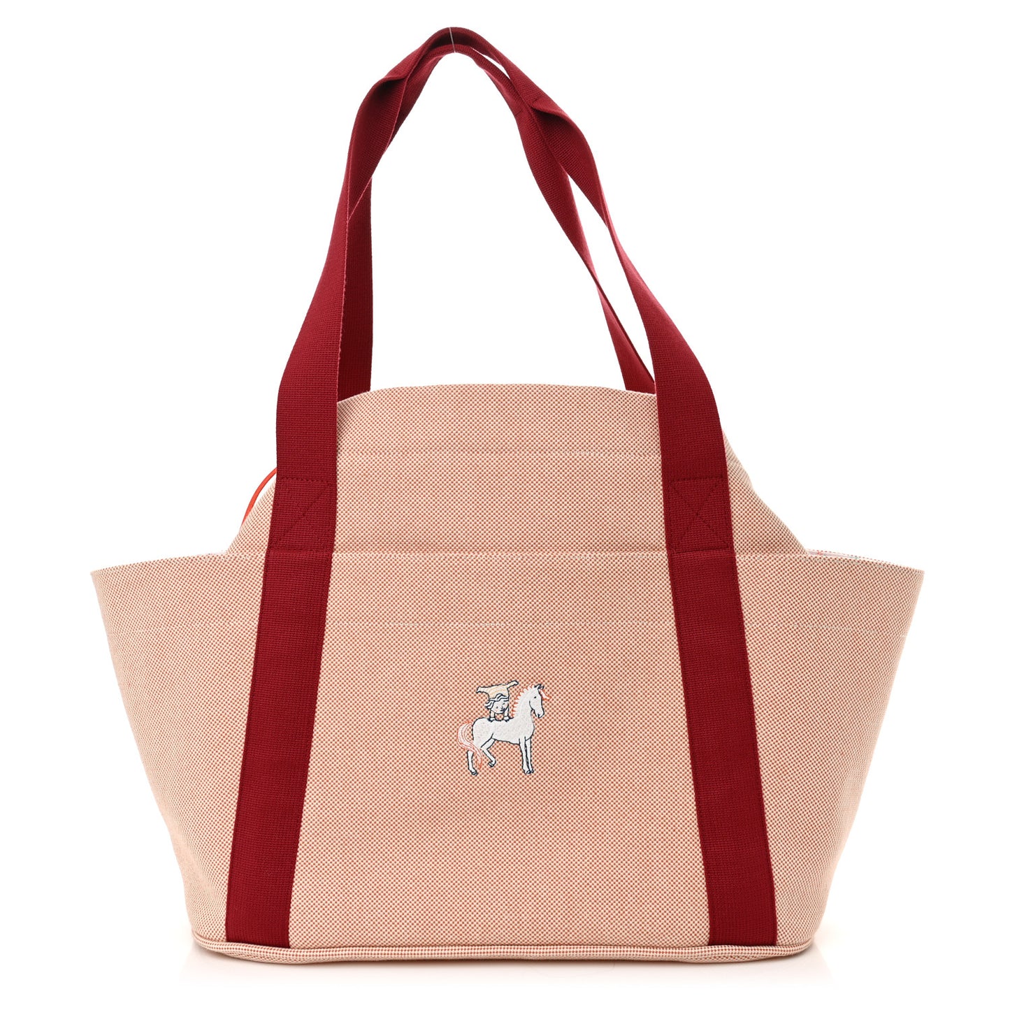 H Canvas Cabriole Nappy Bag Terracotta