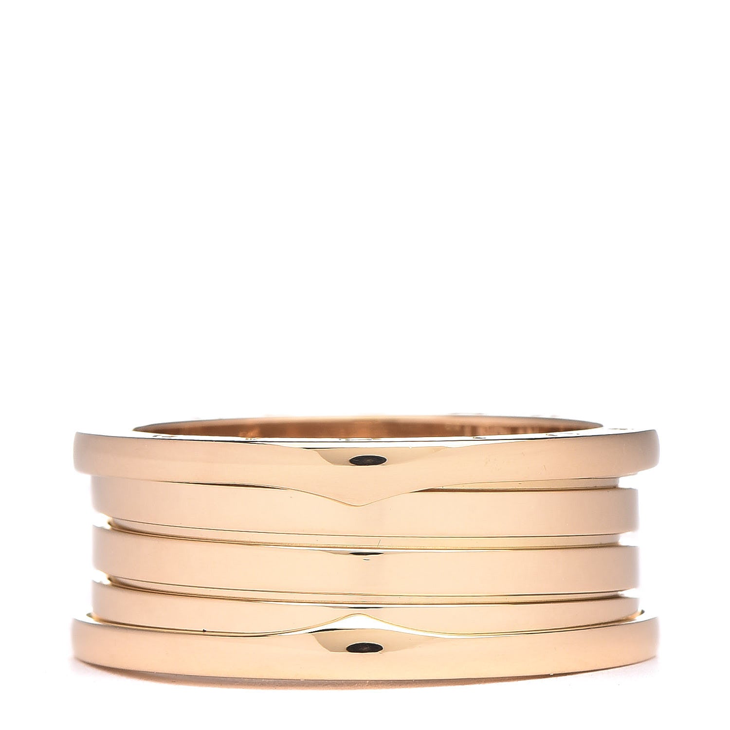 Bulgari 18K Yellow Gold B.Zero1 Four-Band Ring 67 12 1 of 6