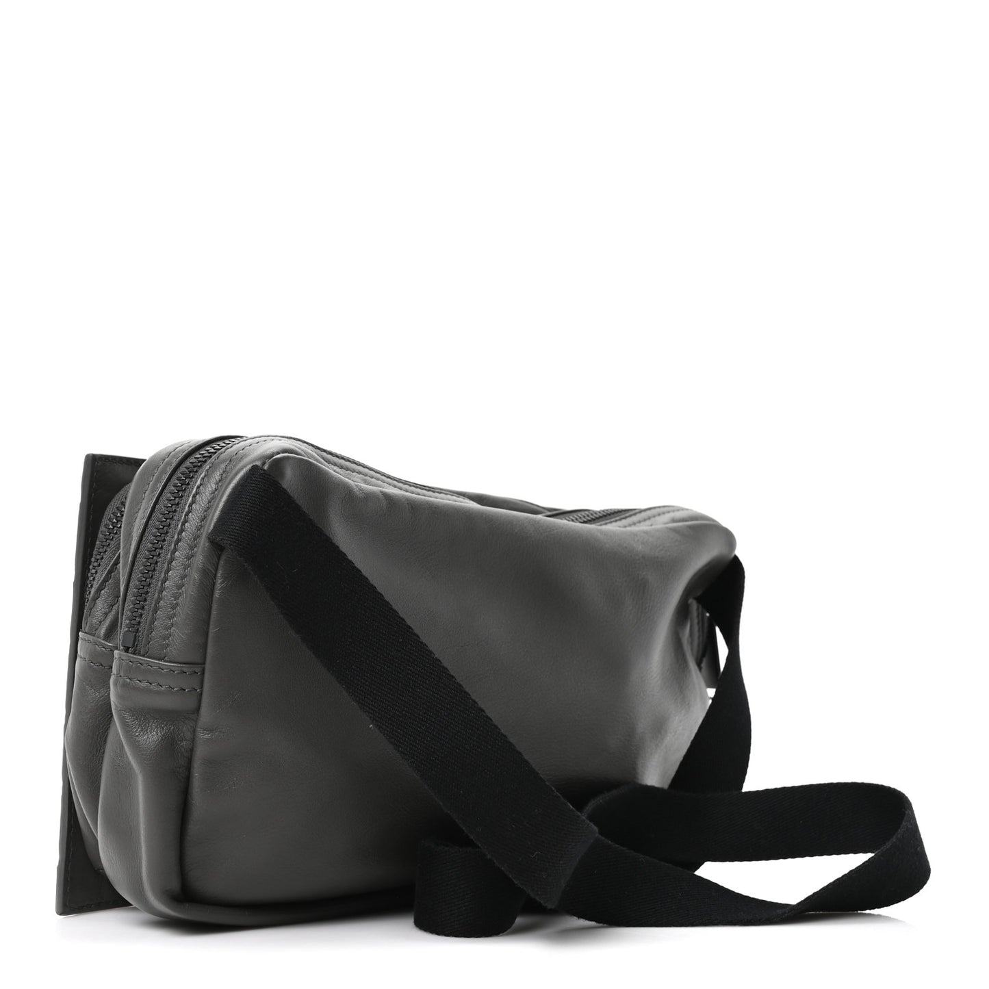 Nappa Intrecciato Belt Bag Light Graphite