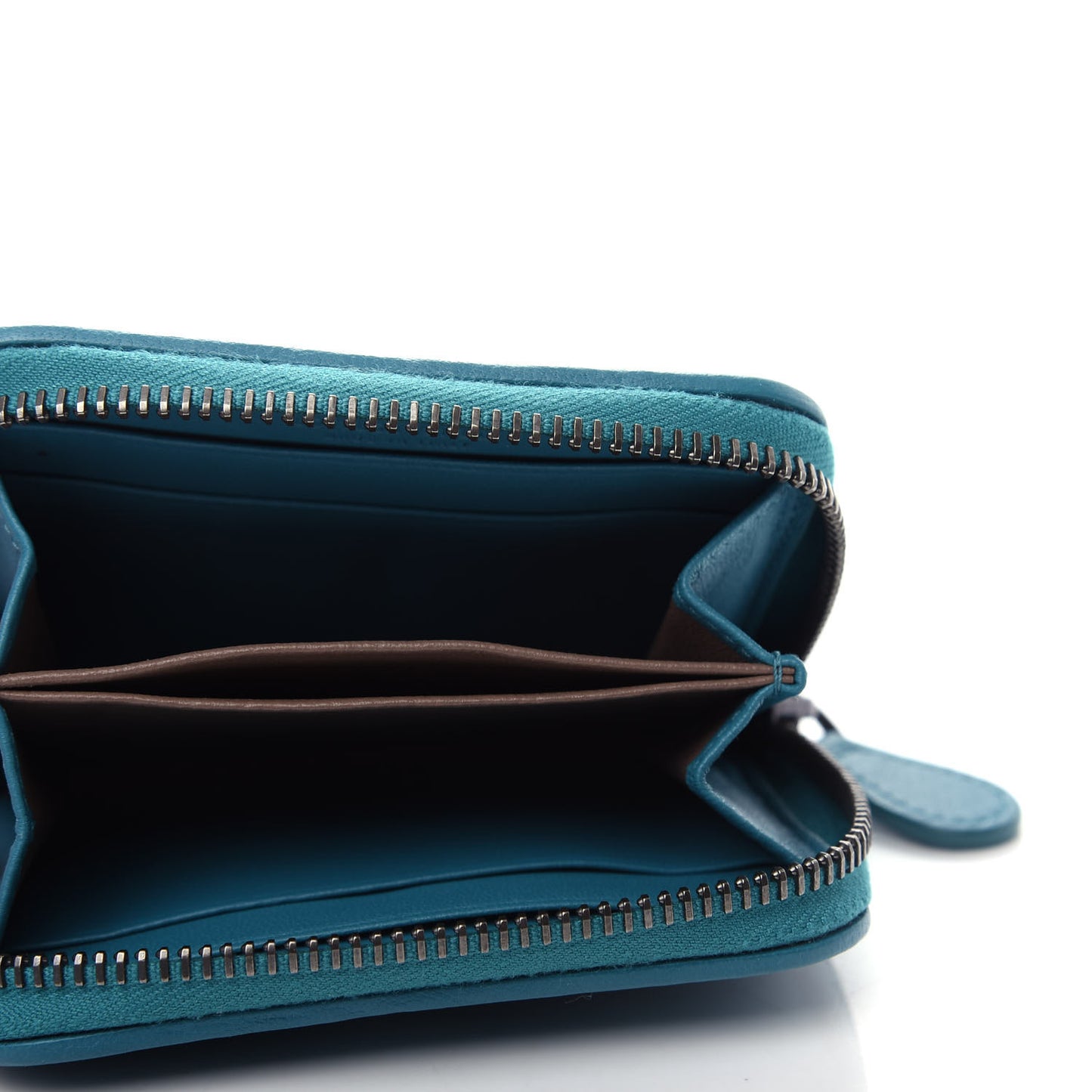 Nappa Intrecciato Zip Around Wallet Canard