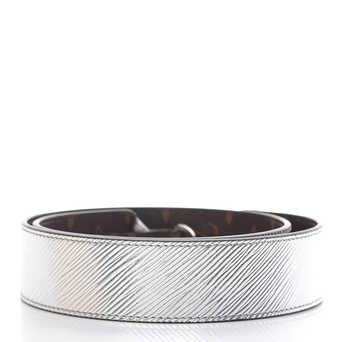 Epi Monogram Bandouliere Shoulder Strap Silver