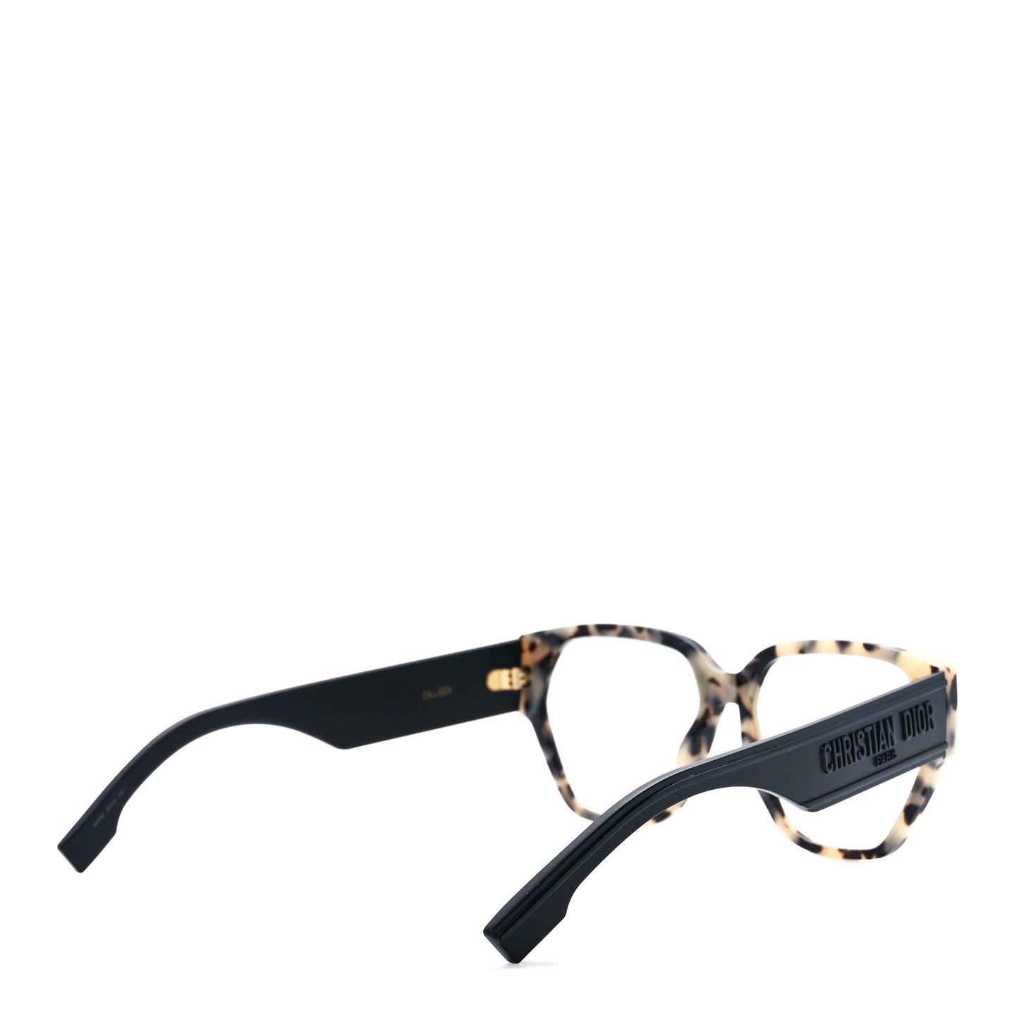 Acetate Square DiorID1 Sunglasses White Tortoise