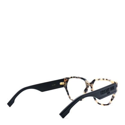 Christian Dior Acetate Square DiorID1 Sunglasses White Tortoise 4 of 9