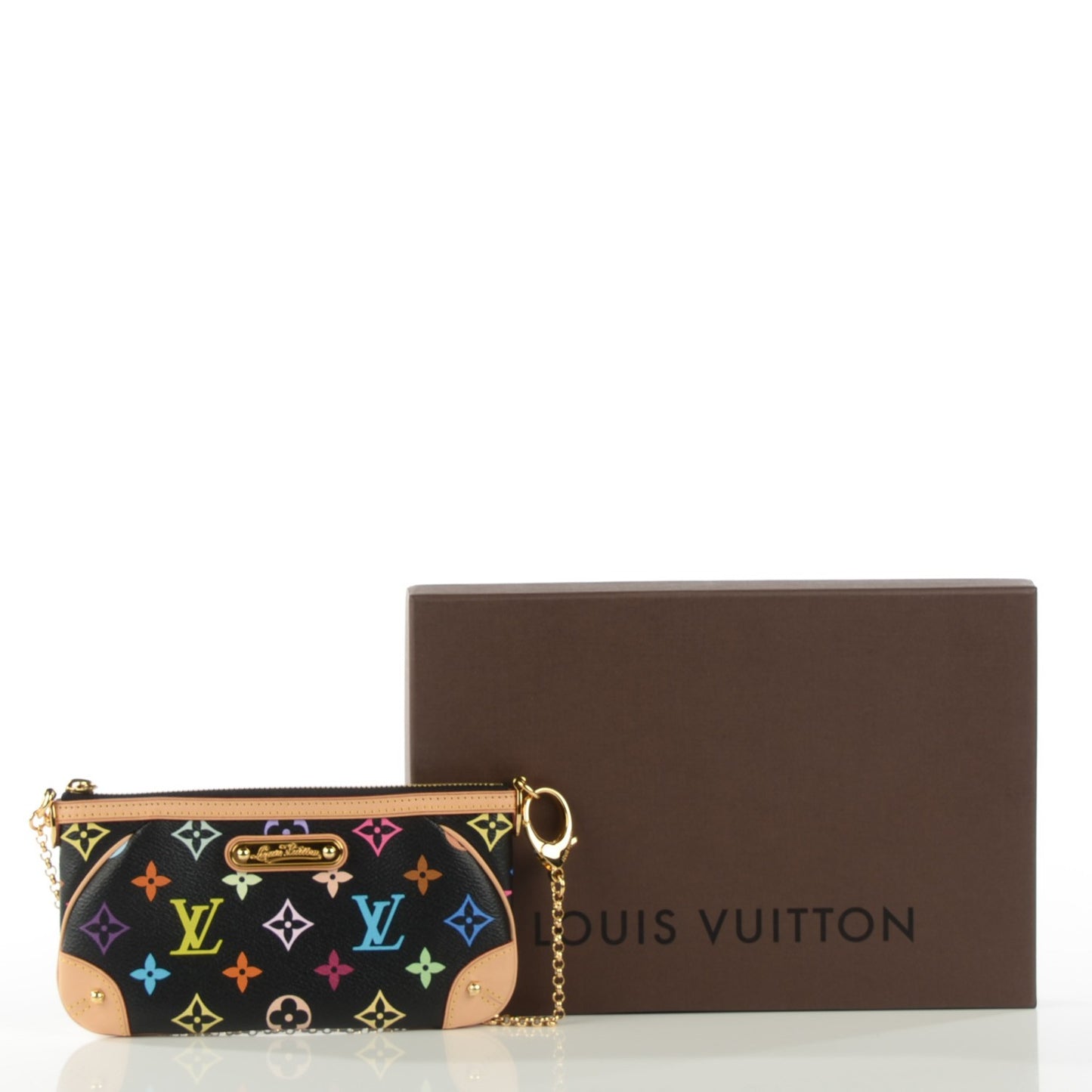 Monogram Multicolor Pochette Milla MM Black