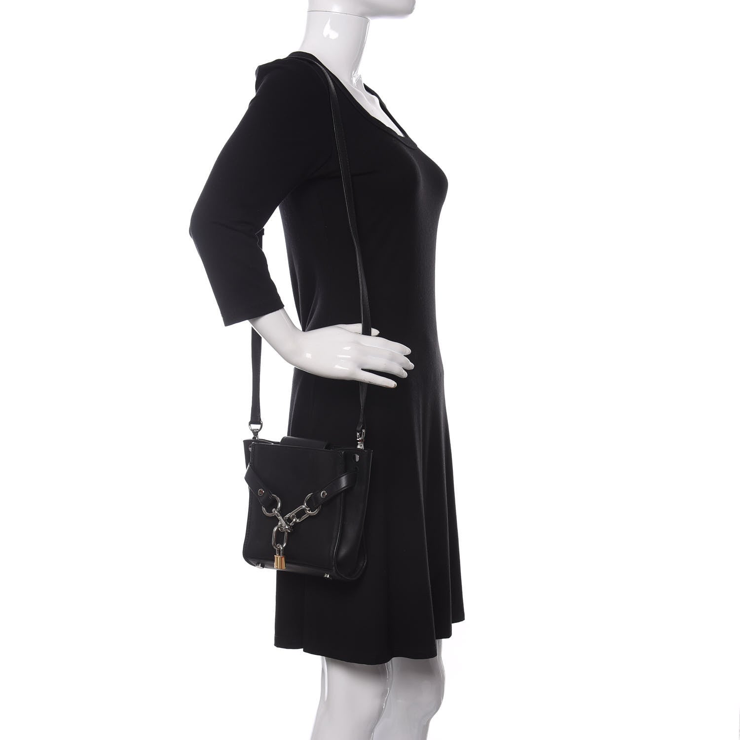 Alexander Wang Calfskin Mini Attica Chain Crossbody Black 2 of 11