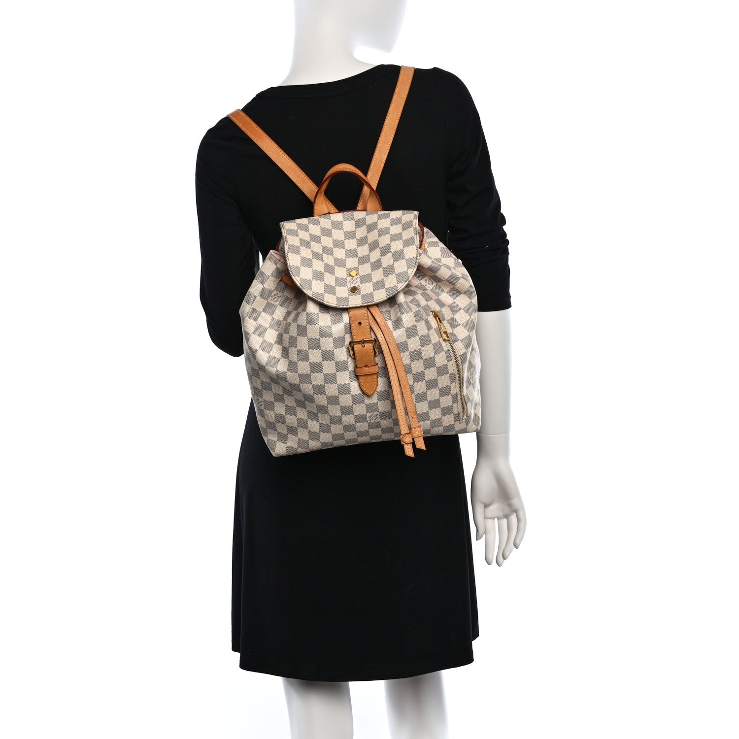 Louis Vuitton Damier Azur Sperone Backpack 2 of 15