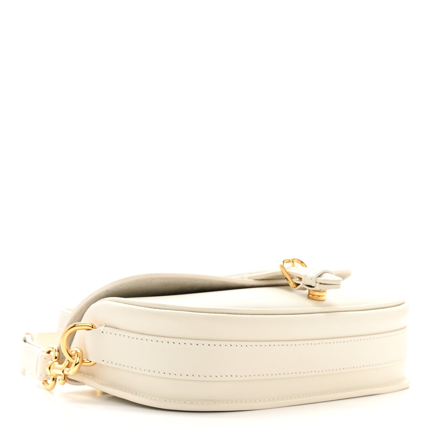 Box Calfskin East West Bobby Bag Latte
