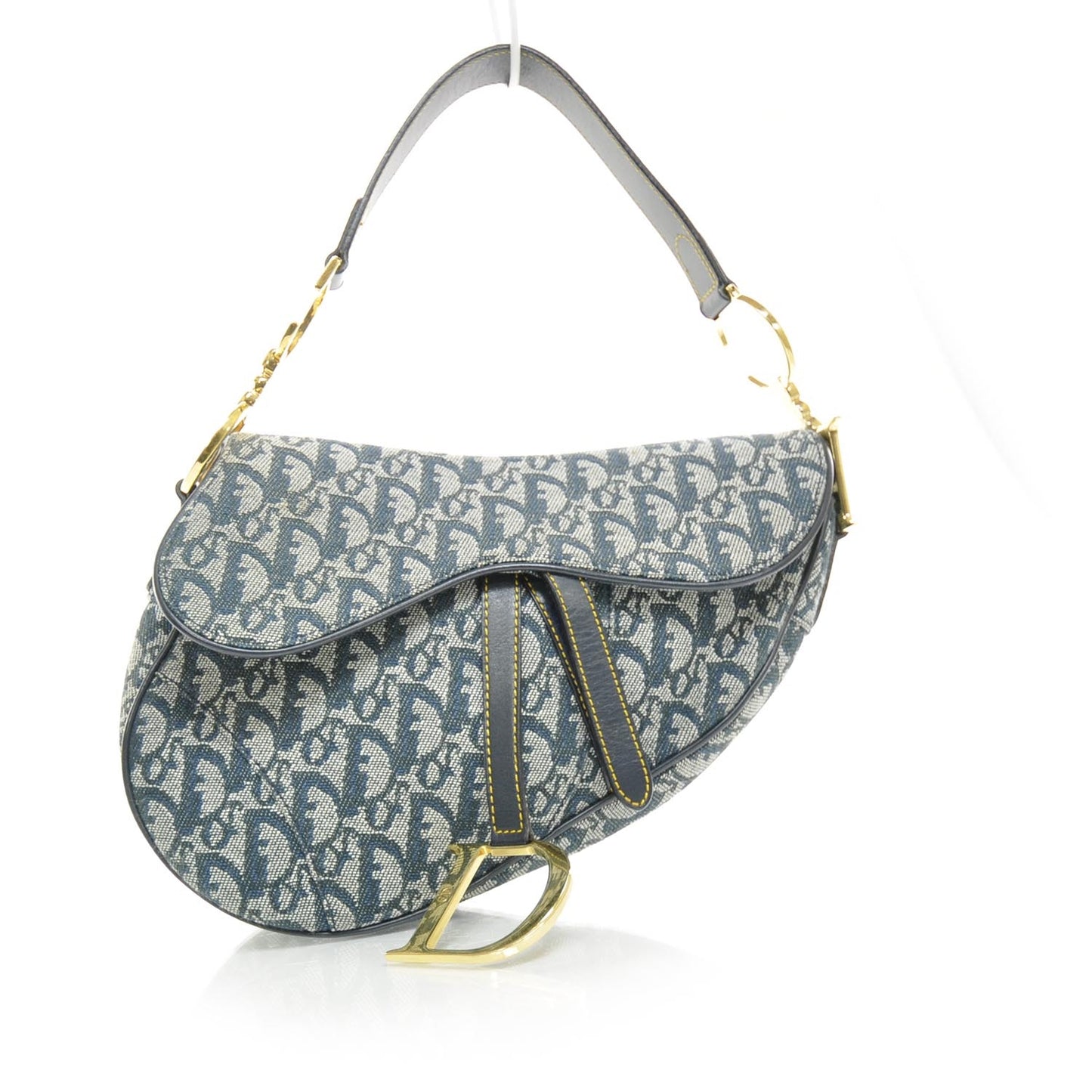 Monogram Saddle Bag Blue