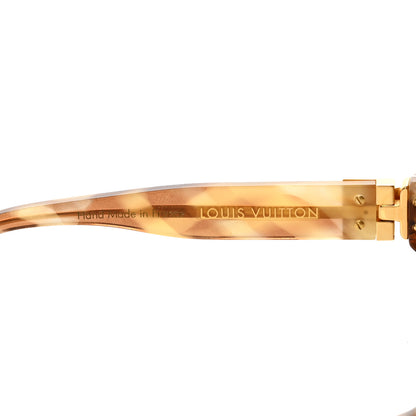 Louis Vuitton Soupcon Rond Sunglasses Z0148W Gold Tortoise 6 of 9