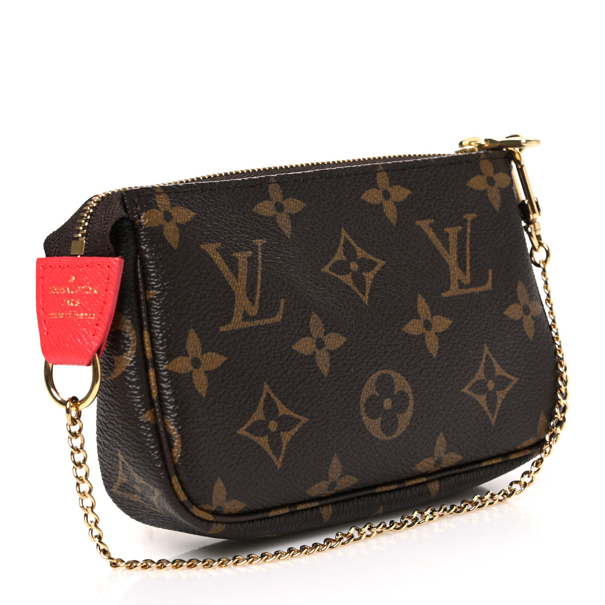 Monogram 2022 Christmas Animation Mini Pochette Accessories Red