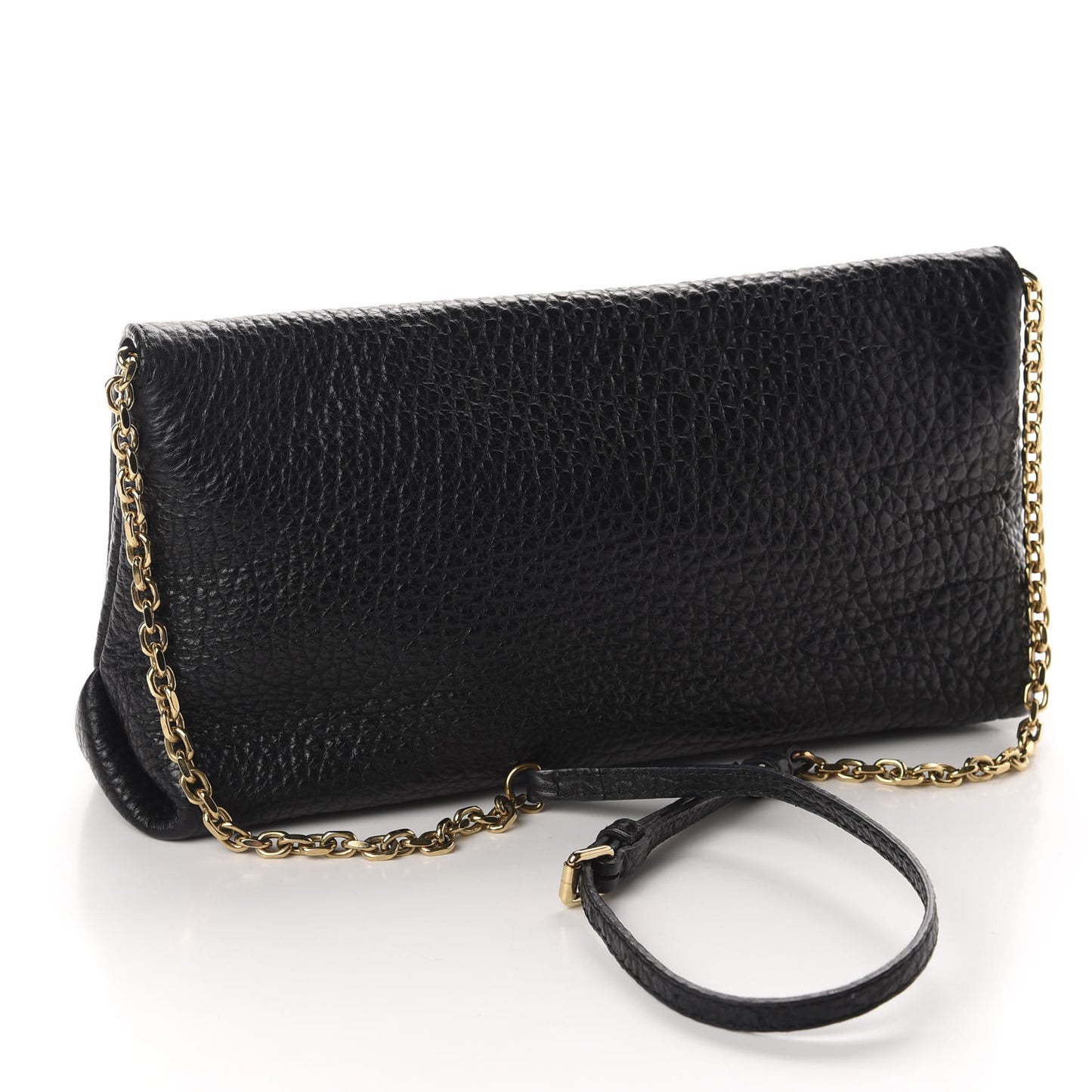 Signature Grain Medium Mildenhall Crossbody Bag Black