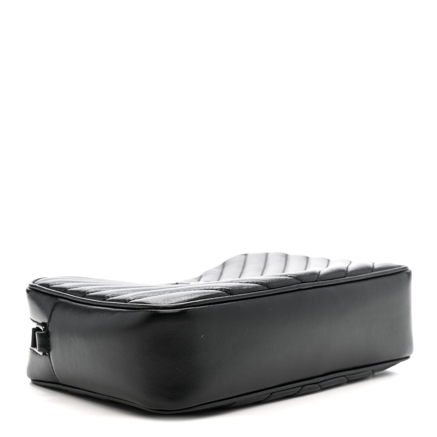 Calfskin Matelasse Monogram Monochrome Lou Camera Bag Black