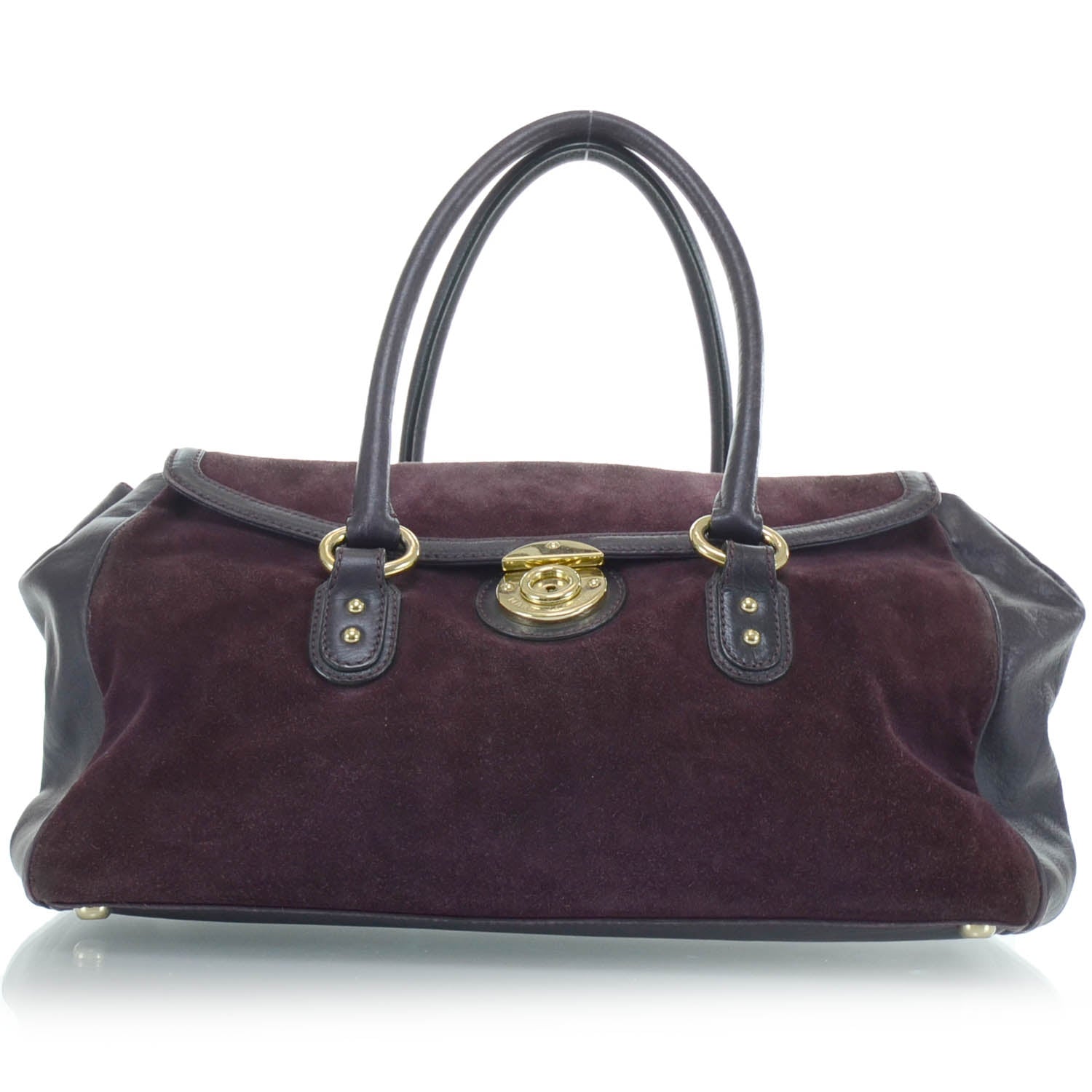 Marc Jacobs Soft Calfskin and Suede Satchel 2 of 13