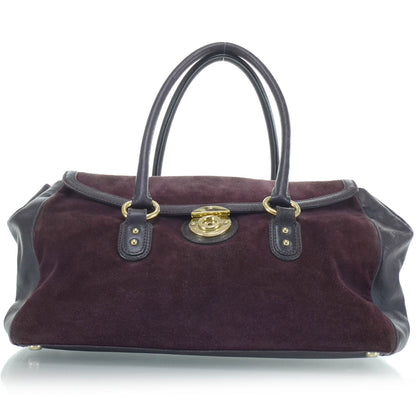 Marc Jacobs Soft Calfskin and Suede Satchel 2 of 13