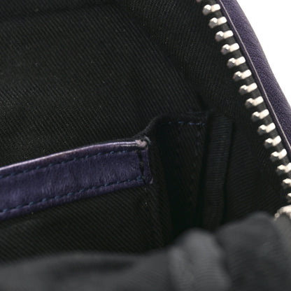 MCM Lambskin Small Tumbler Backpack Navy 10 of 10