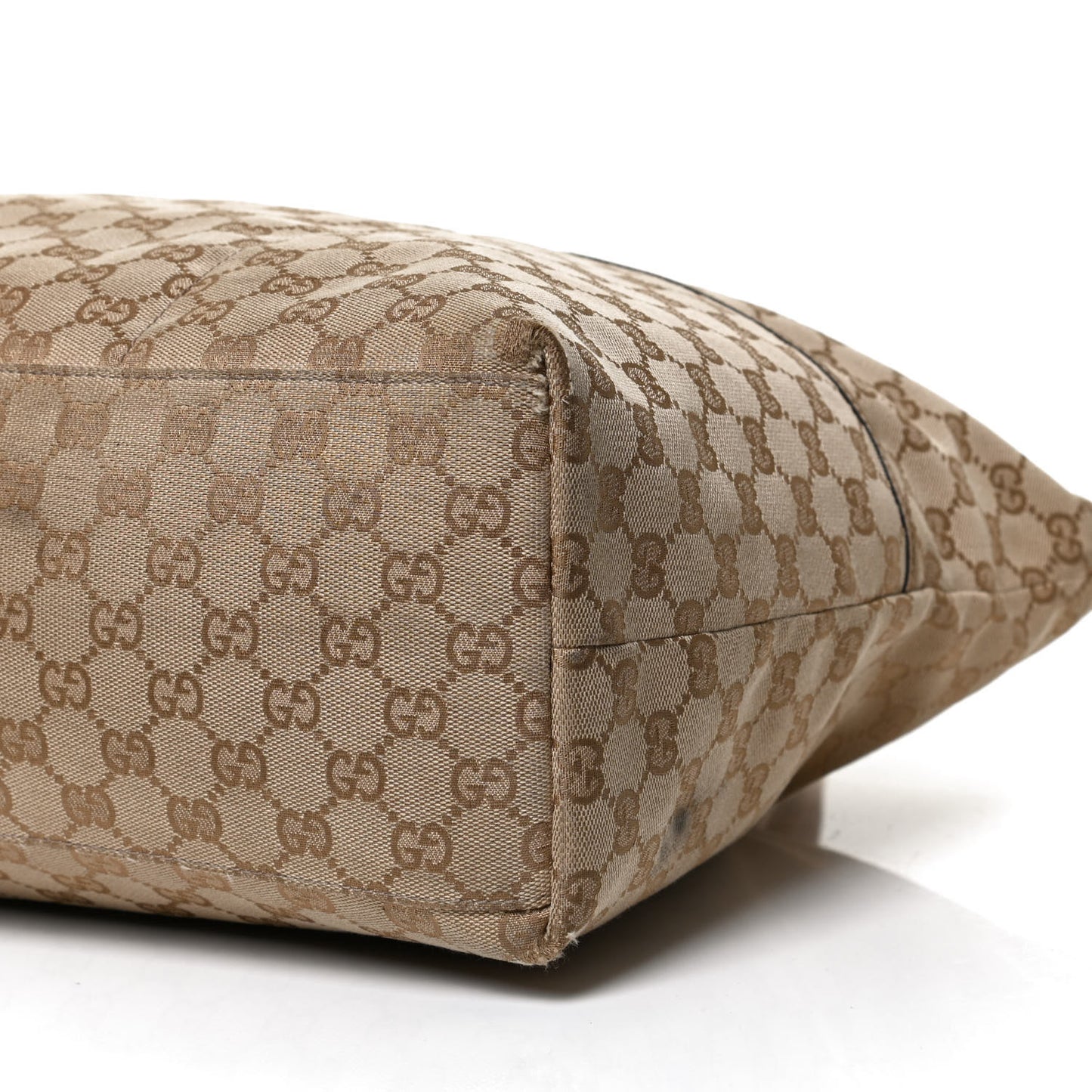 Monogram Web Large Diaper Tote Bronze