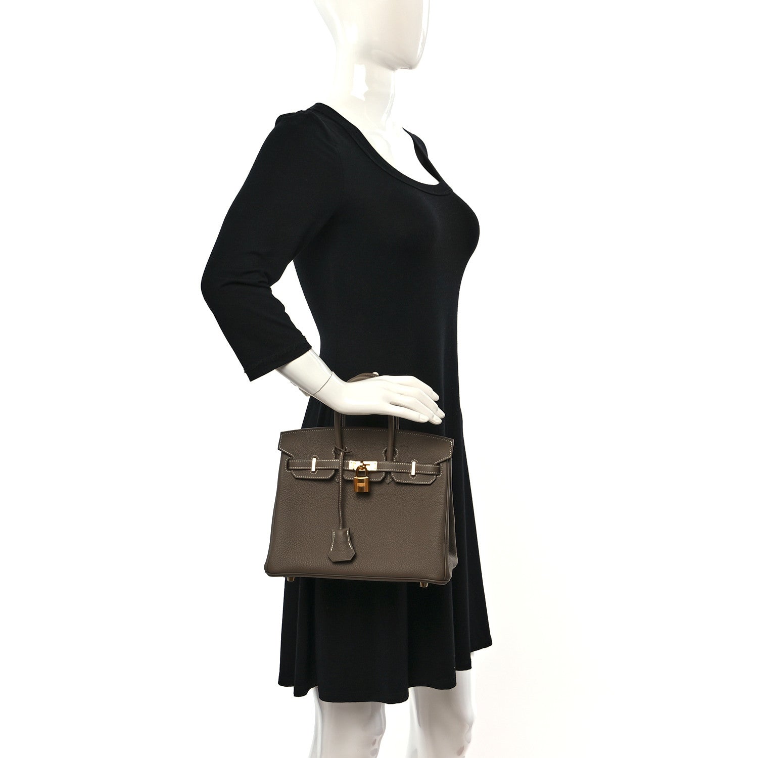 Hermes Togo Birkin 25 Etoupe 2 of 10