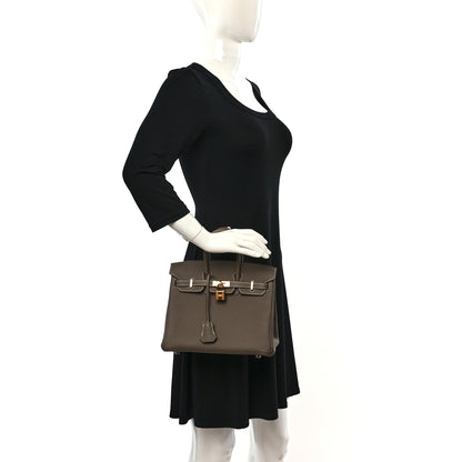 Hermes Togo Birkin 25 Etoupe 2 of 10