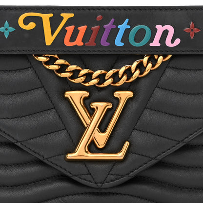 Louis Vuitton Calfskin New Wave Chain MM Black 10 of 12