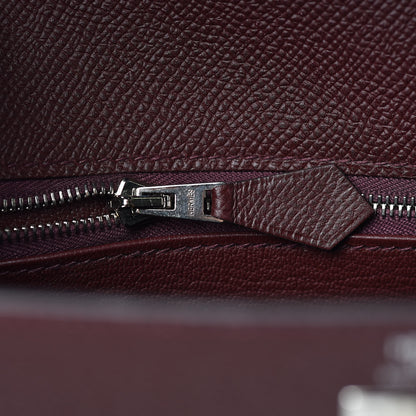 Hermes Epsom Kelly Sellier 32 Bordeaux 11 of 37