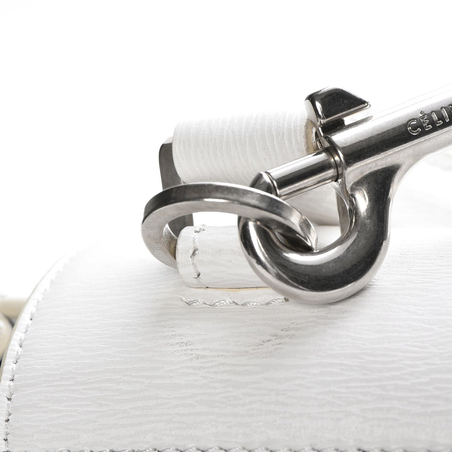 Liege Calfskin Small Trapeze White