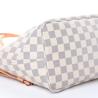Louis Vuitton Damier Azur Neo Neverfull MM Rose Ballerine 9 of 20