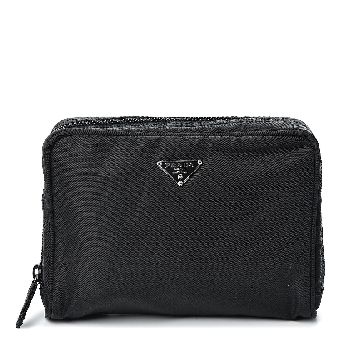 Nylon Vela Cosmetic Pouch Black