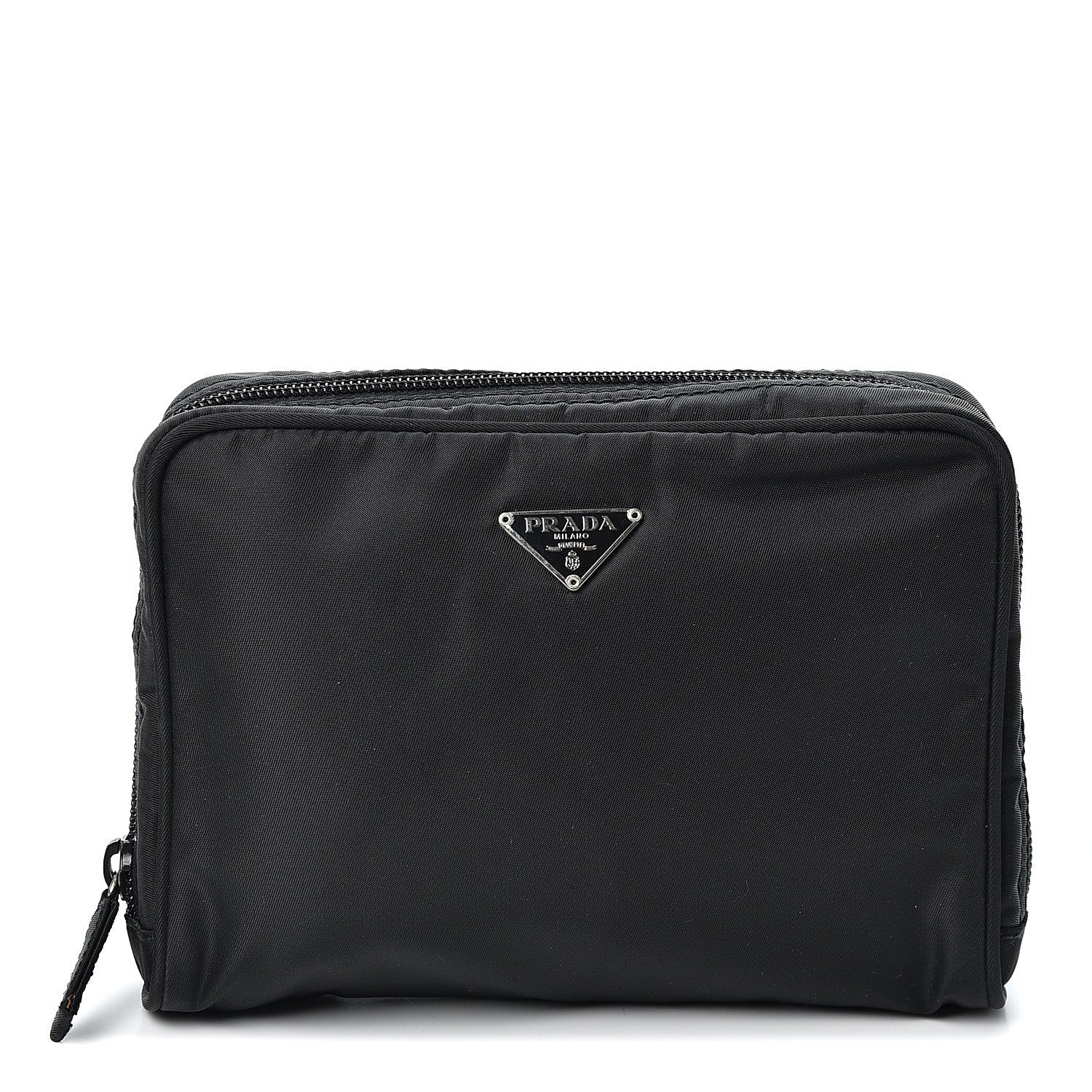 Prada Nylon Vela Cosmetic Pouch Black 1 of 7