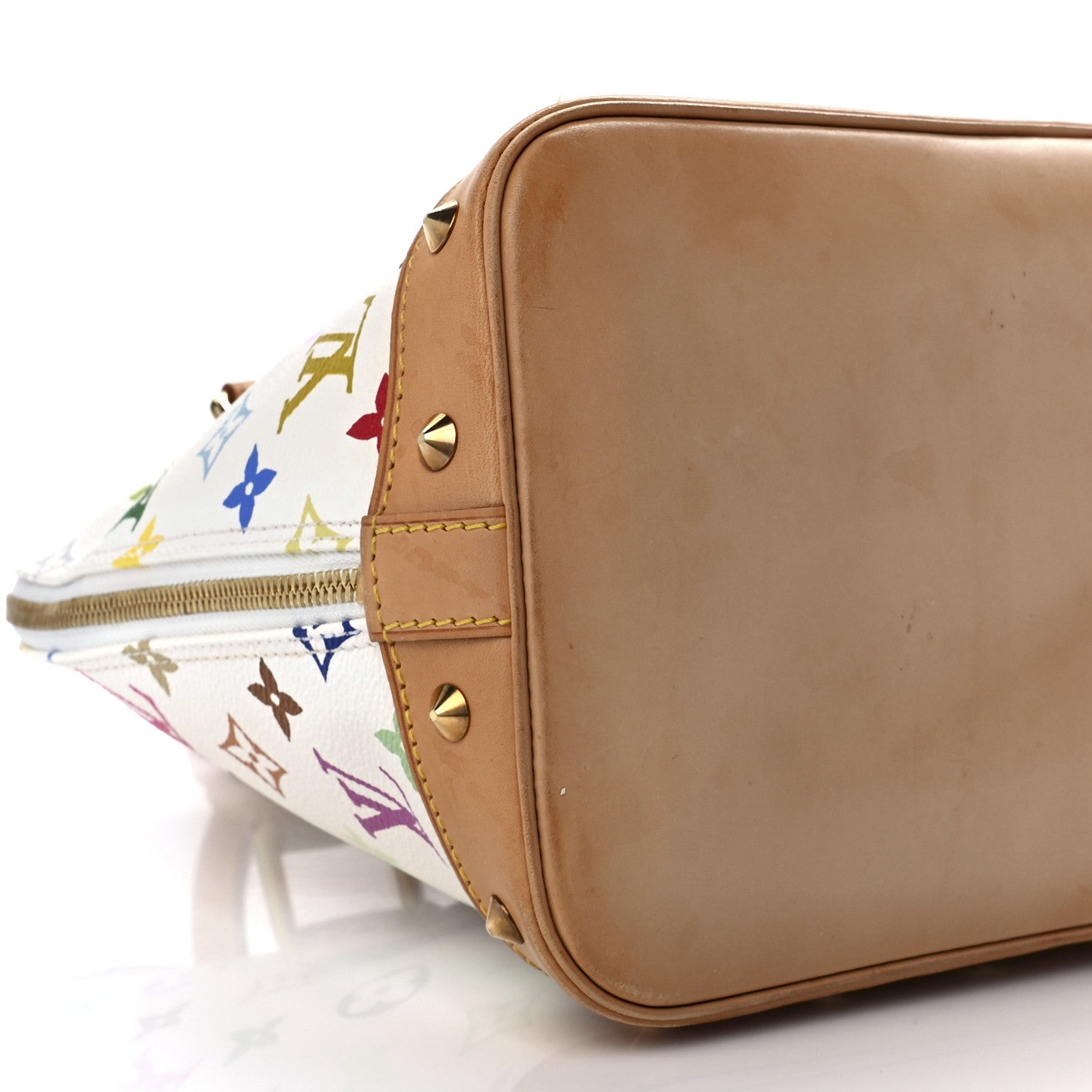 Louis Vuitton Monogram Multicolor Alma White 10 of 12