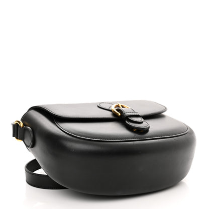 Gucci Charisma Calfskin Gucci Embossed Shoulder Flap Bag Black 4 of 13