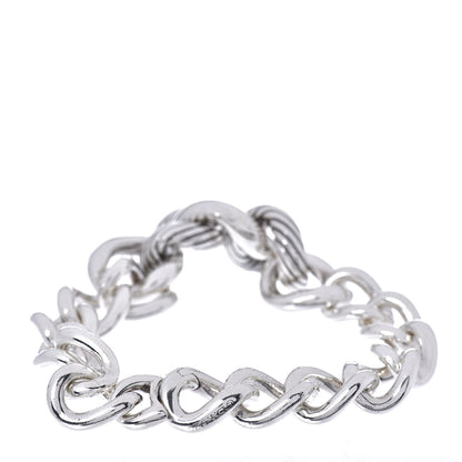 David Yurman Sterling Silver Graduated Curb Link Bracelet 3 of 4