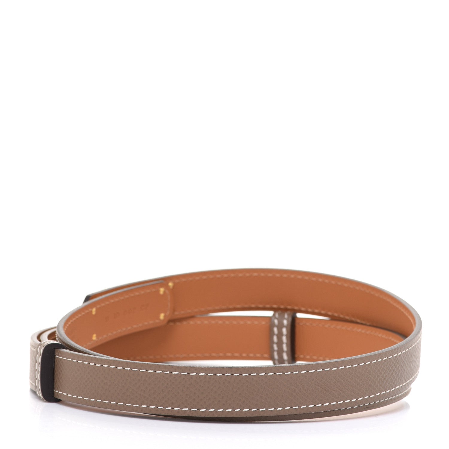 Hermes Epsom Kelly Belt Etoupe 2 of 5
