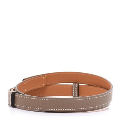 Hermes Epsom Kelly Belt Etoupe 2 of 5