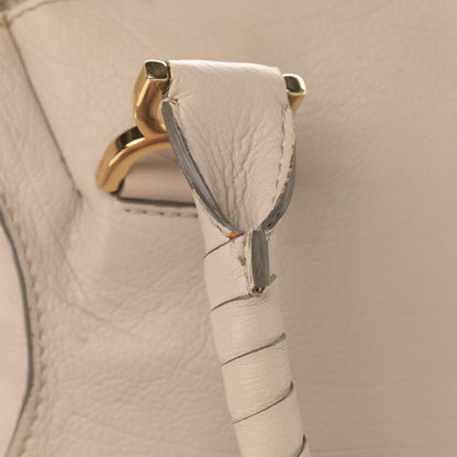 Chloe Calfskin Medium Marcie Nude Satchel Beige 13 of 15