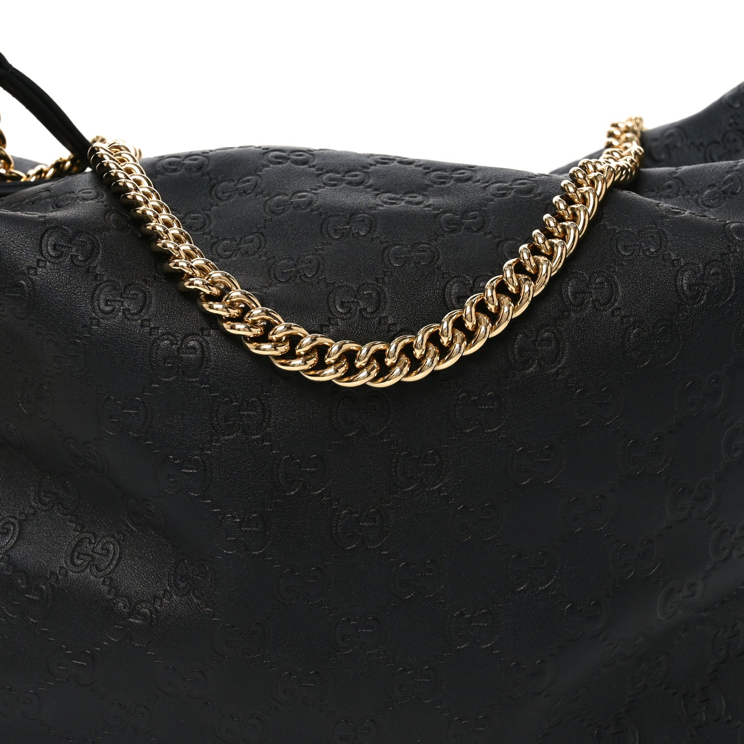 Gucci Guccissima Signature Large Linea A Hobo Black 8 of 12