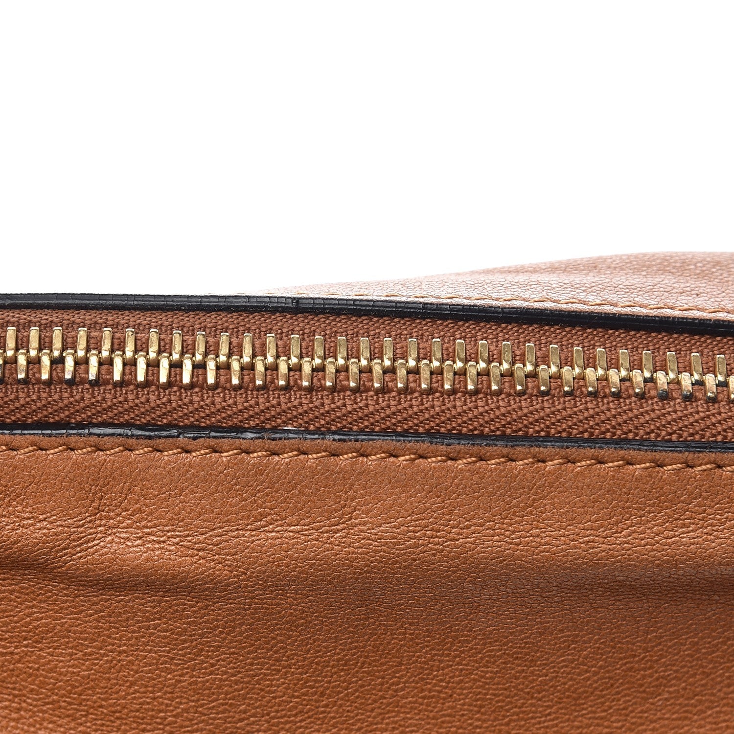 Chloe Calfskin Embroidered Medium Marcie Satchel Tan 11 of 12