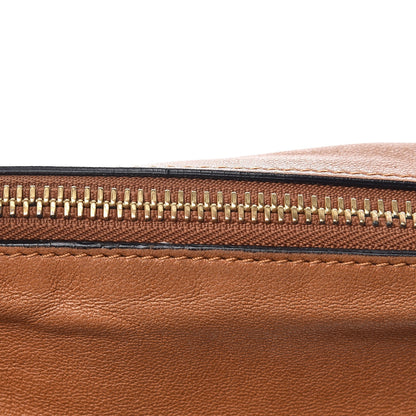 Chloe Calfskin Embroidered Medium Marcie Satchel Tan 11 of 12