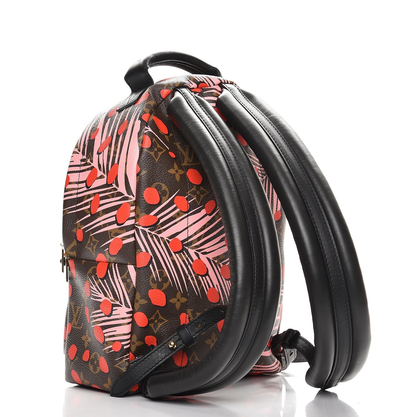Monogram Jungle Dots Palm Springs Backpack PM Sugar Pink Poppy