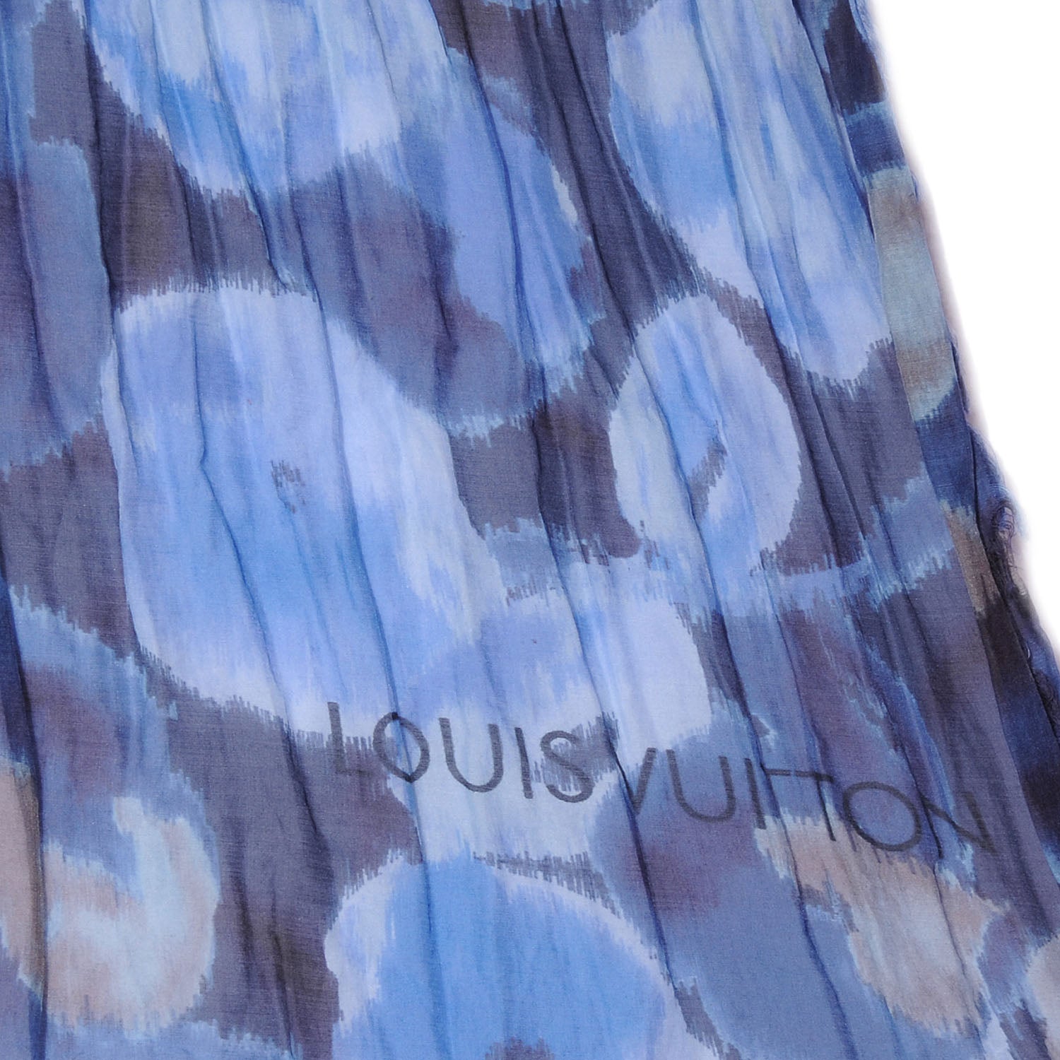 Louis Vuitton Ikat Pareo Blue 3 of 4