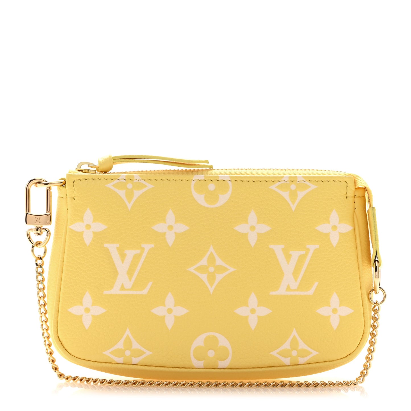 Empreinte Monogram Mini Pochette Accessories Lemon Curd Yellow