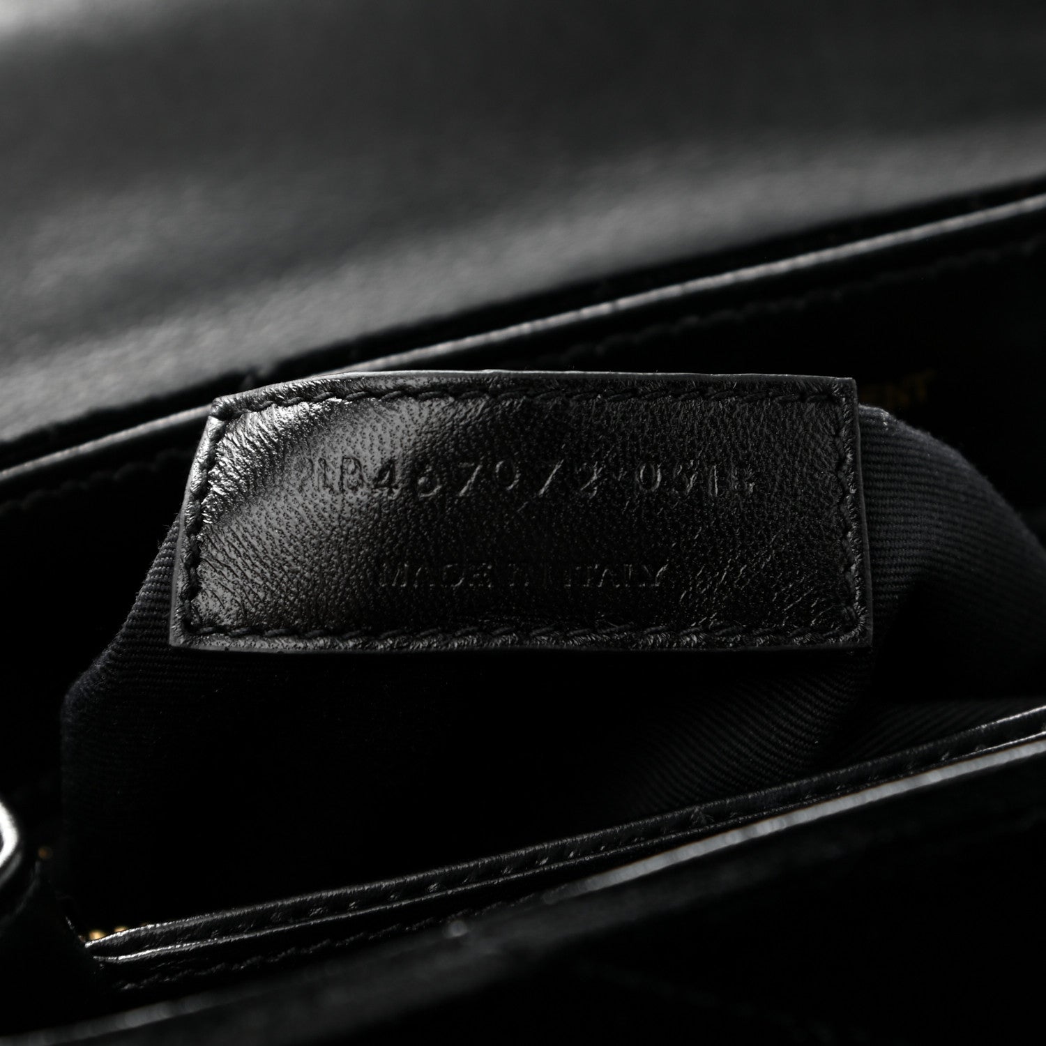 Saint Laurent Velvet Y Quilted Monogram Toy Loulou Chain Satchel French Black 8 of 12