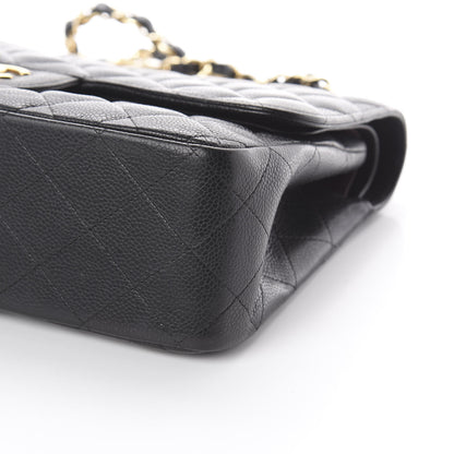 Chanel Caviar Quilted Jumbo Double Flap Black 6 of 9