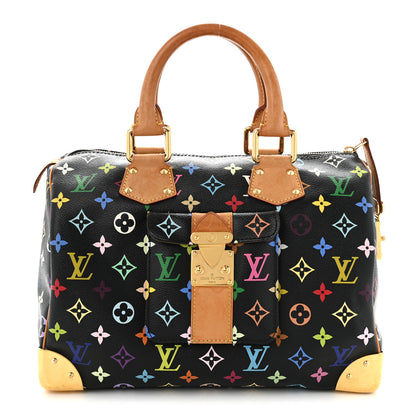 Louis Vuitton Monogram Multicolor Speedy 30 Black 1 of 9