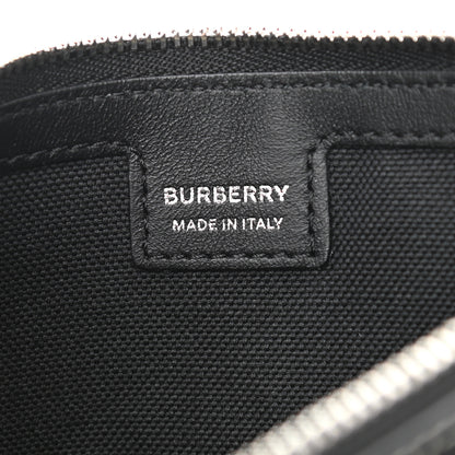 Burberry Canvas Horseferry Print Double Olympia Shoulder Bag Black 6 of 9