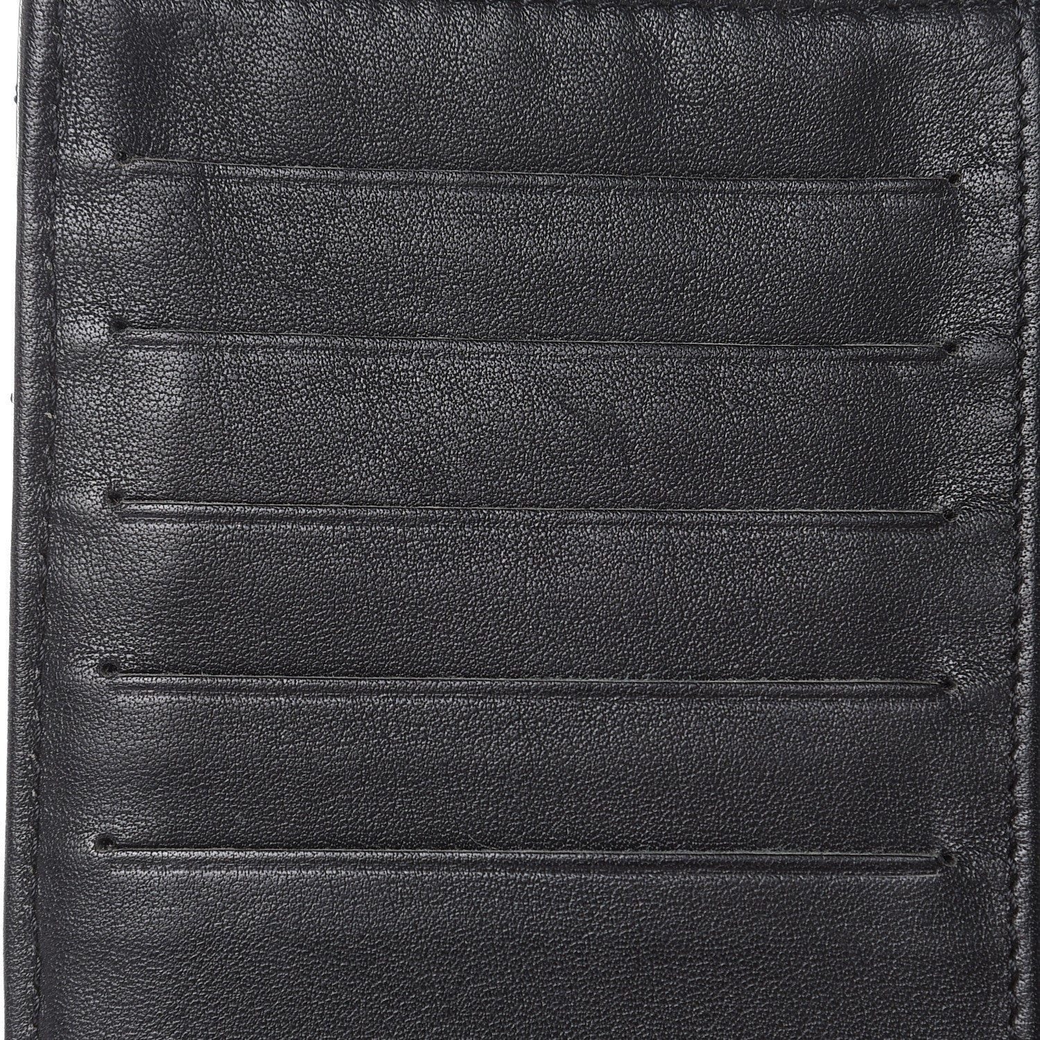 Chanel Patent Quilted Brilliant Zipped Pocket Wallet Black 9 of 11